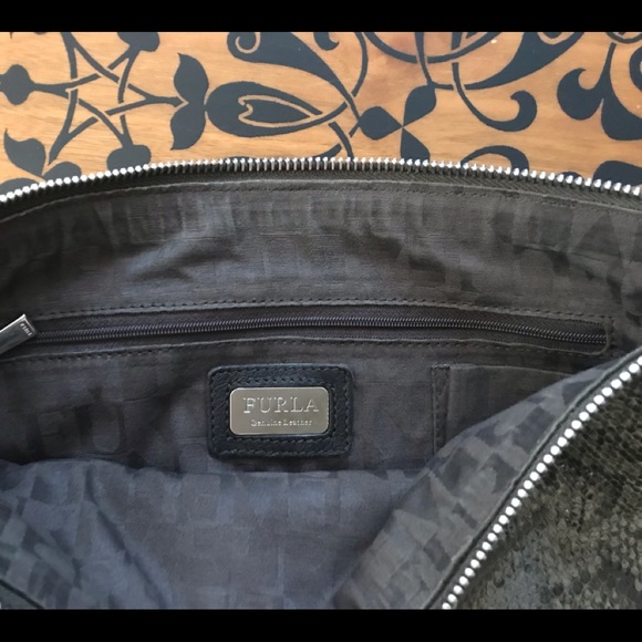 Furla Snakeskin-look Leather Bag - Picture 3 of 3